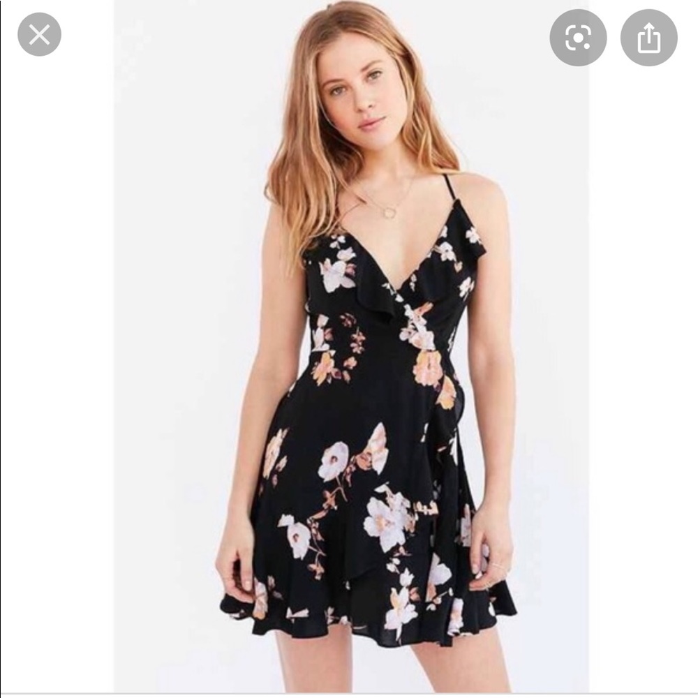 Urban outfitters Sabrina ruffle dress